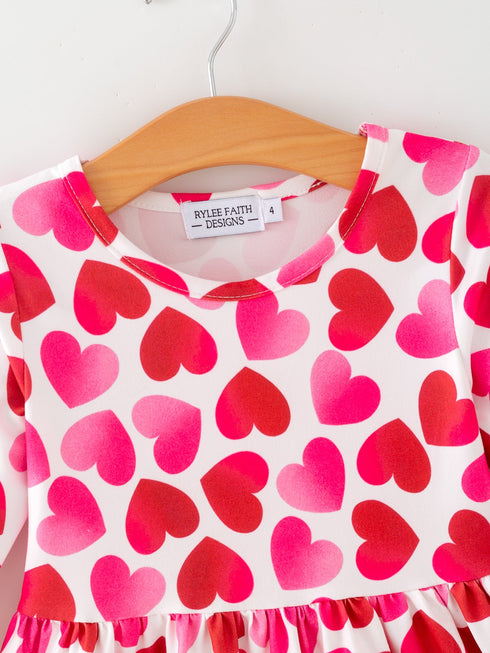 toddler-girls-valentine-party-dress-red-pink-ruffle-sleeve-dress-rylee-faith-designs-Sophia's Style-4