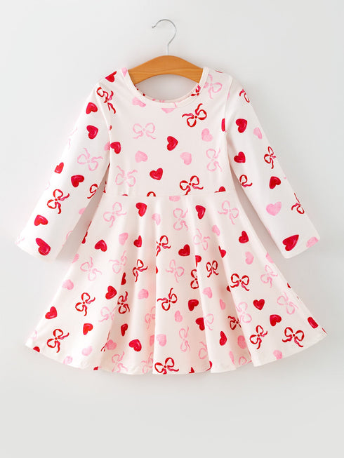 toddler-girls-valentine-bow-heart-shape-print-dress-rylee-faith-designs-Sophia's StyleDress-1