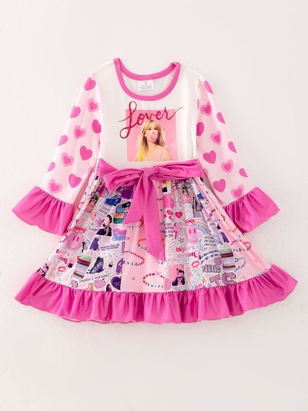 ts-print-girls-milk-silk-dress Rylee Faith Designs - Sophia's StyleDress-1