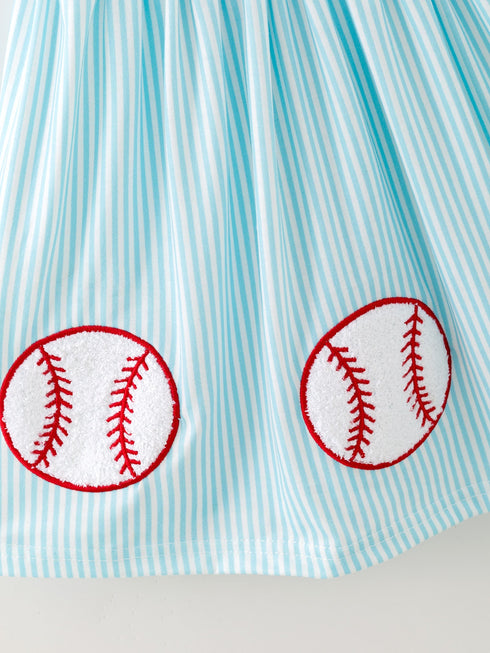girls-blue-striped-baseball-applique-smocked-dress-flutter-sleeves-sophias-style-2