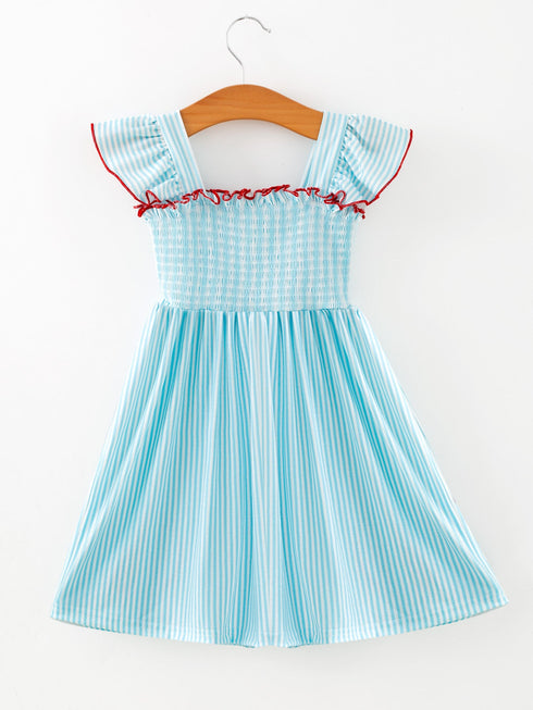 girls-blue-striped-baseball-applique-smocked-dress-flutter-sleeves-sophias-style-5