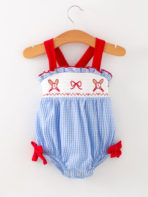 baby-girls-baseball-smocked-romper-blue-plaid-summer-outfit-sophias-styleRomper-1