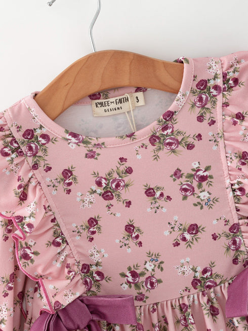 fall-purple-rose-floral-girl-dress-bow-ruffle-long-sleeve-scalloped-hem-sophias-style-4