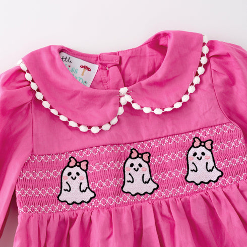 halloween-pinky-the-ghost-smocked-dress little-miss-marmelade-Sophia's Style-2