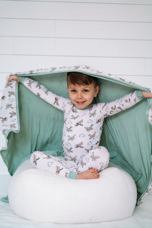 plane-fun-dream-set Dream-Big-Little-Co-pajama-baby-blanket