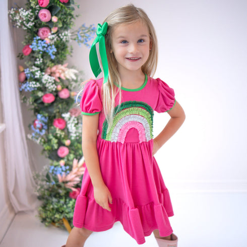 rainbow-dress-posh Gorgeous the Fox - Sophia's Styledress-1