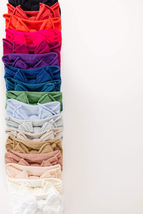 fab-bow-lous®-black Baby Bling Bows clips headbands - Sophia's Style-