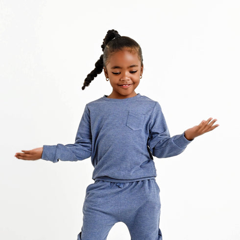 bamboo-waffle-kids-jogger-set-line-dry-only Big Dreams Little Jammie Session Sophia's Style-6