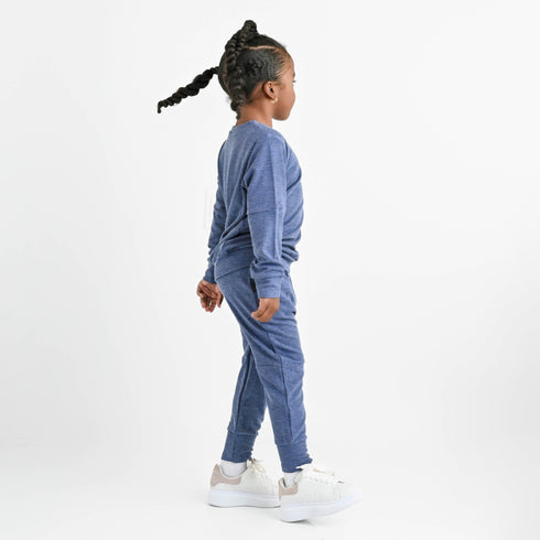 bamboo-waffle-kids-jogger-set-line-dry-only Big Dreams Little Jammie Session Sophia's Style-2