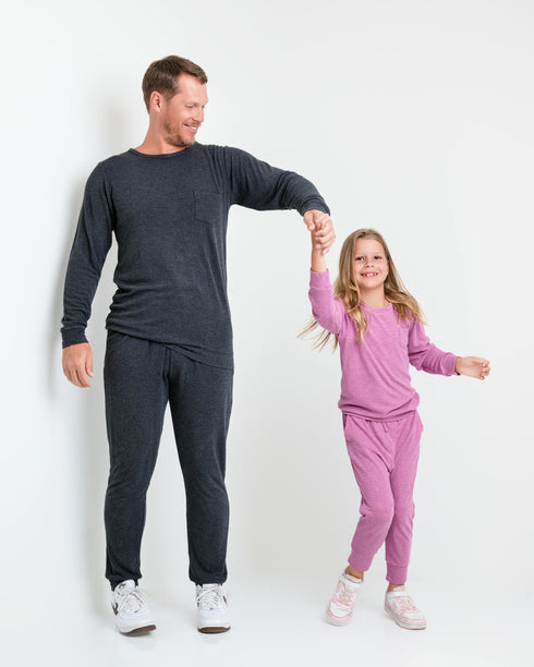 bamboo-waffle-mens-jogger-pants-line-dry-only Big Dreams Little Jammie Session Sophia's Style-2