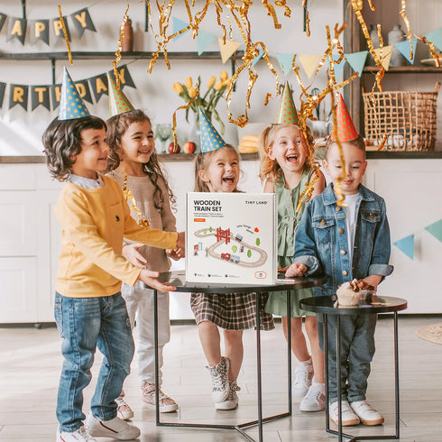 tiny-land®-wooden-train-set-for-children-39-pcs at Sophia's Style-6