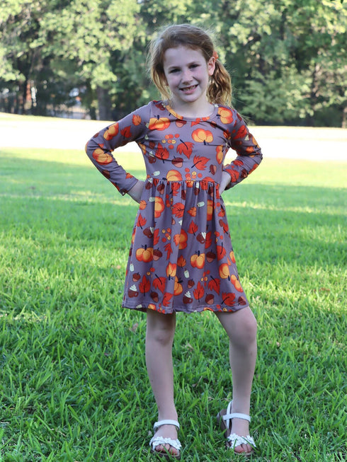 fall-autumn-leaves-pine-cone-stripe-print-girls-dress-sophias-style-2