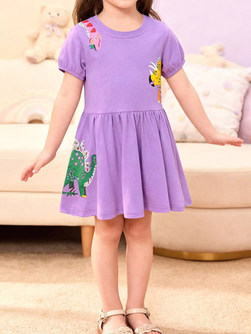 childrens-dinosaur-short-sleeve-dress-ohso-kids-sophias-style-2