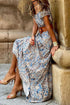 printed-off-shoulder-short-sleeve-maxi-dress OhSoStyled - Sophia's Style-1