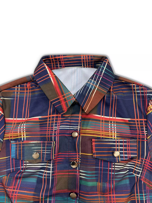 plaid-button-front-maxi-shirt-dress-1-OhSoStyled-Sophia's-Style-4