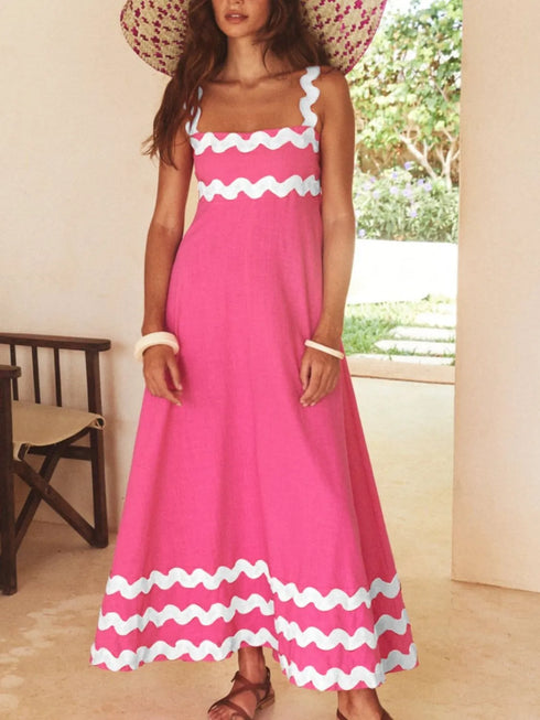 contrast-trim-square-neck-maxi-cami-dress OhSoStyled - Sophia's Style in Blue/white-21