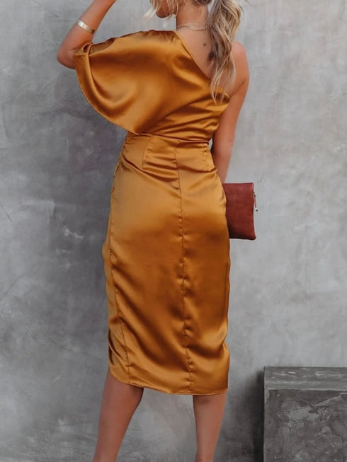one-shoulder-satin-wrap-dress-with-side-slit-OhSoStyled-Sophia's-Style-6