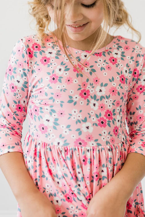 azalea-3-4-sleeve-pocket-twirl-dress Mila & Rose - Sophia's Style--3T--4