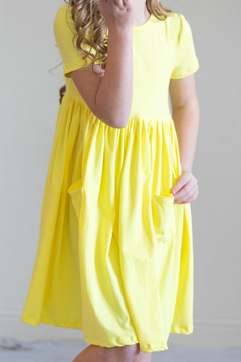 yellow-s-s-pocket-twirl-dress Mila & Rose - Sophia's Style--2T--3