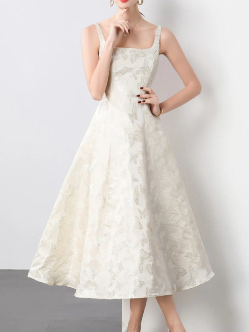 butterfly-pattern-a-line-sleeveless-midi-dress-OhSoStyled-Sophia's-Style-1