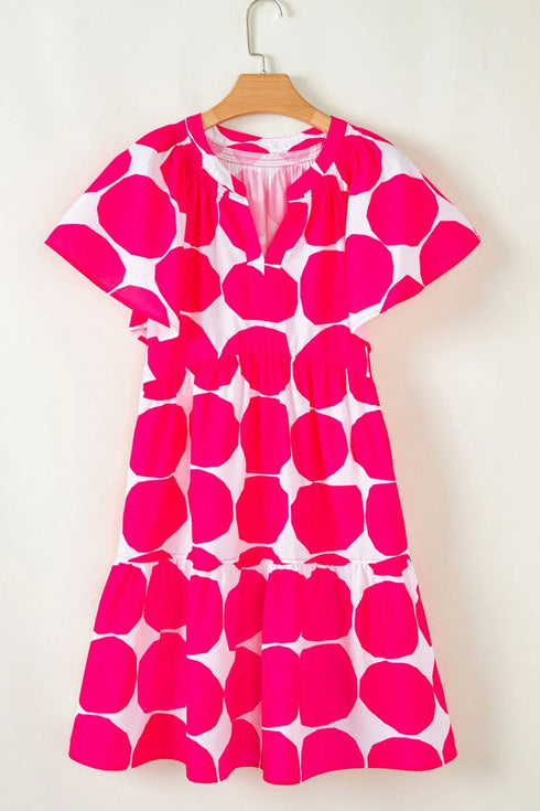 contrast-notched-flutter-sleeve-dress OhSoStyled - Sophia's Style in -7