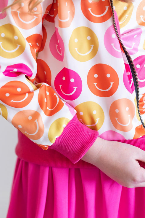 dont-worry-be-hippy-satin-jacket Mila & Rose - Sophia's Style--3T--2