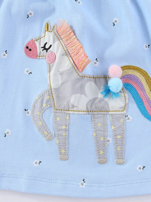 childrens-floral-unicorn-round-neck-dress-ohso-kids-sophias-style-4