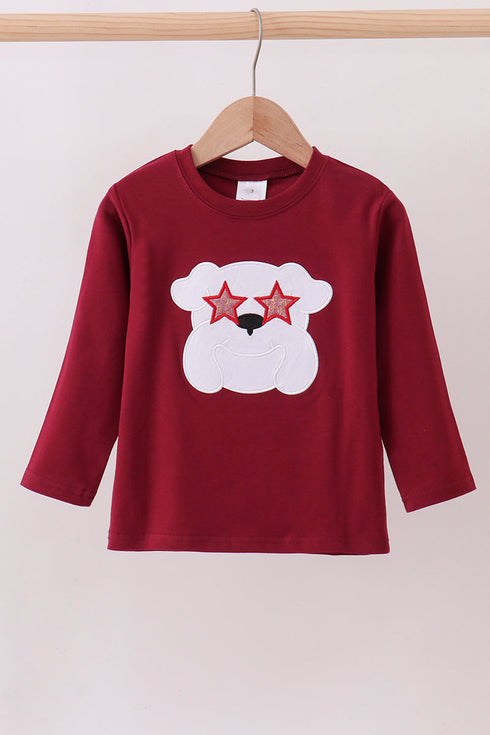 premium-maroon-georgia-bulldog-applique-top-abby-evie-sophias-styleTop-1