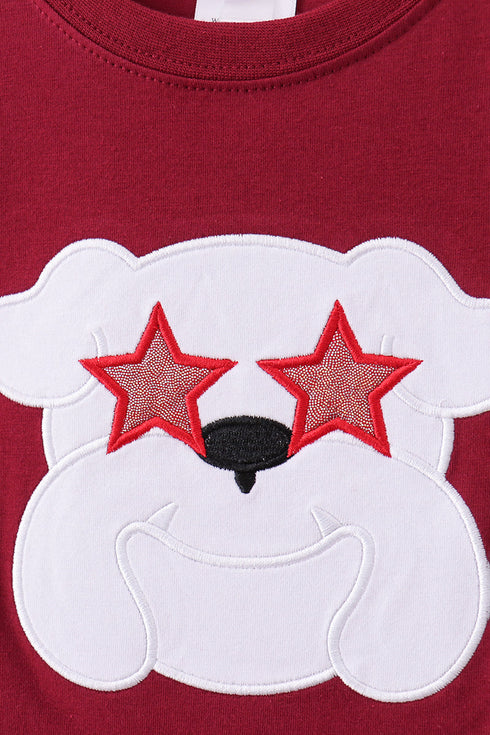 premium-maroon-georgia-bulldog-applique-top-abby-evie-sophias-style-2