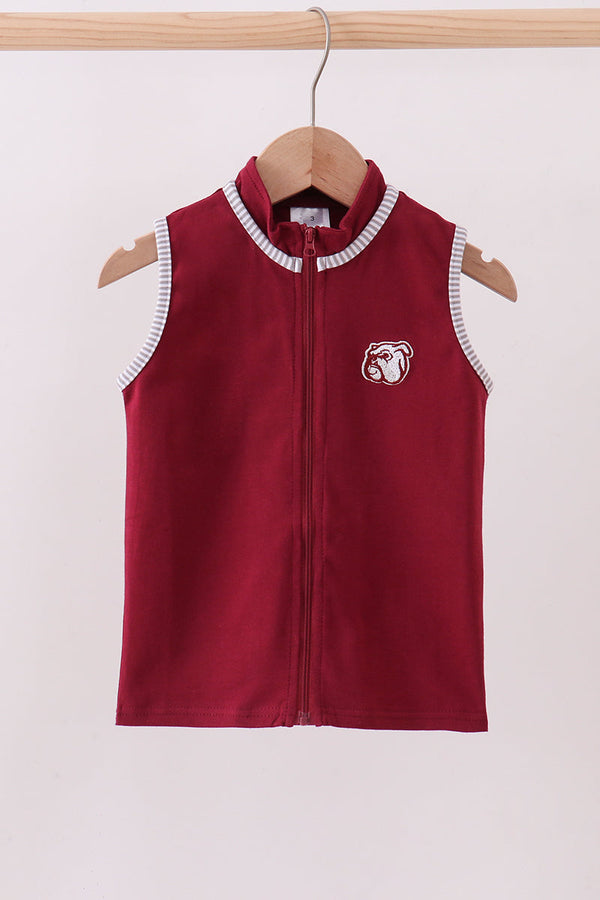 premium-maroon-georgia-bulldog-embroidery-vest-abby-evie-sophias-styleVests-1