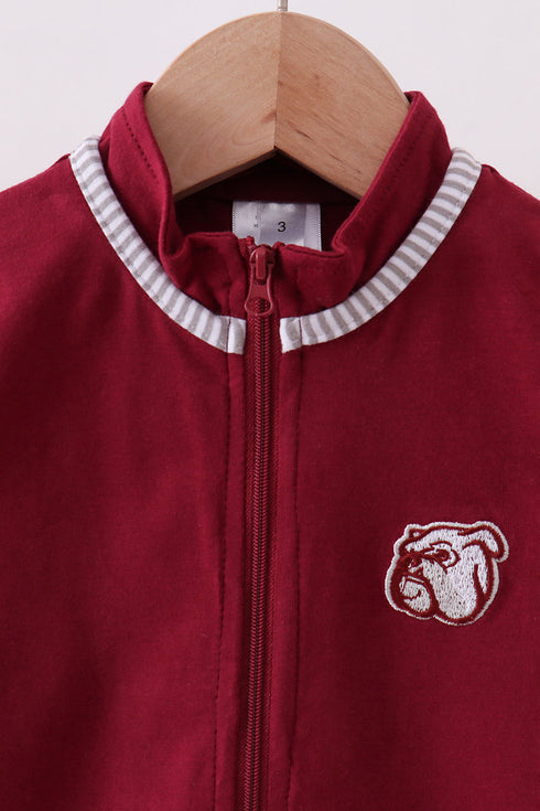 premium-maroon-georgia-bulldog-embroidery-vest-abby-evie-sophias-style-2