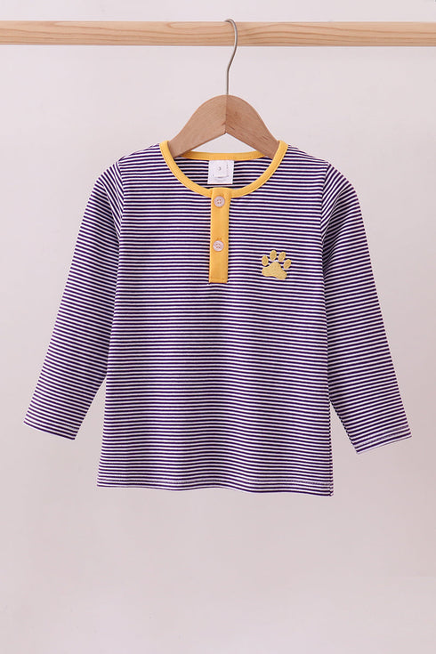 premium-purple-lsu-stripe-embroidery-top-abby-evie-sophias-styleTop-1