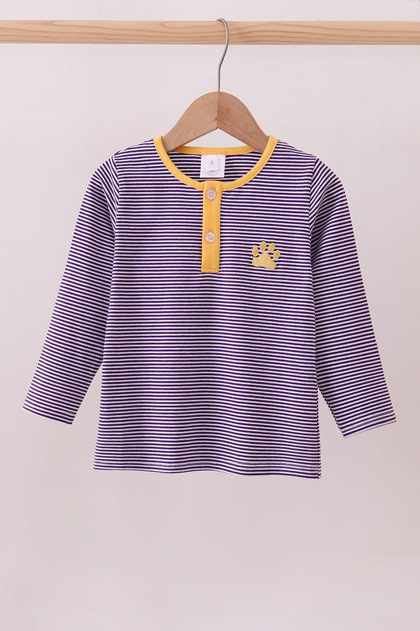 premium-purple-lsu-stripe-embroidery-top-abby-evie-sophias-styleTop-1