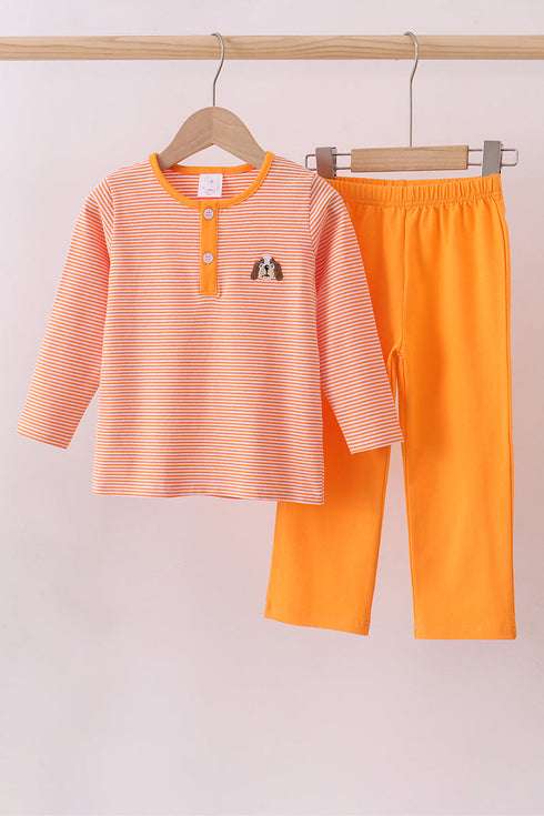 premium-orange-tennessee-puppy-stripe-pants-set-abby-evie-sophias-styleSet-1