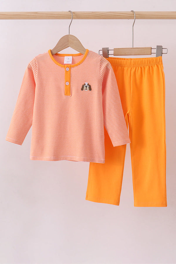 premium-orange-tennessee-puppy-stripe-pants-set-abby-evie-sophias-styleSet-1