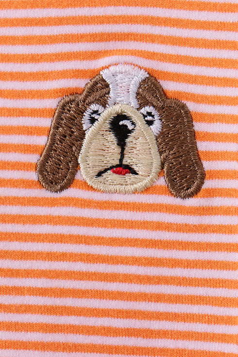 premium-orange-tennessee-puppy-stripe-pants-set-abby-evie-sophias-style-3