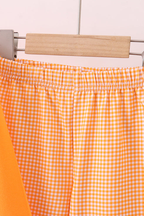 premium-orange-tennessee-football-embroidery-gingham-pants-set-abby-evie-sophias-style-3