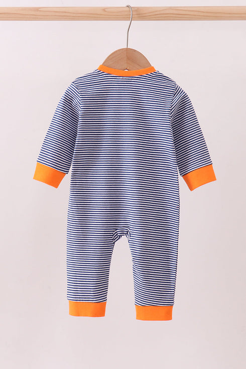 premium-blue-auburn-stripe-tiger-romper-abby-evie-sophias-style-5
