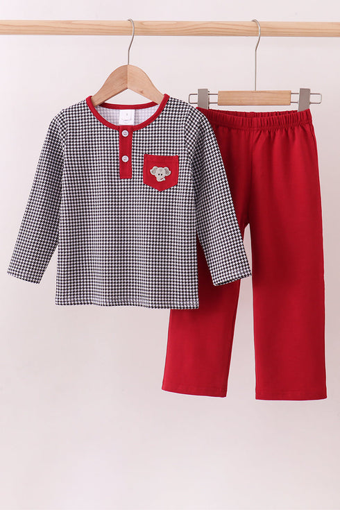 premium-maroon-alabama-elephant-embroidery-gingham-pants-set-abby-evie-sophias-styleSet-1