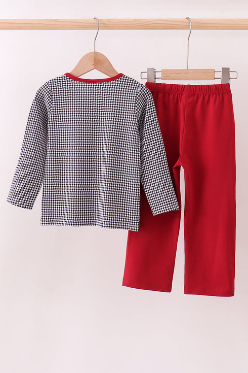 premium-maroon-alabama-elephant-embroidery-gingham-pants-set-abby-evie-sophias-style-5