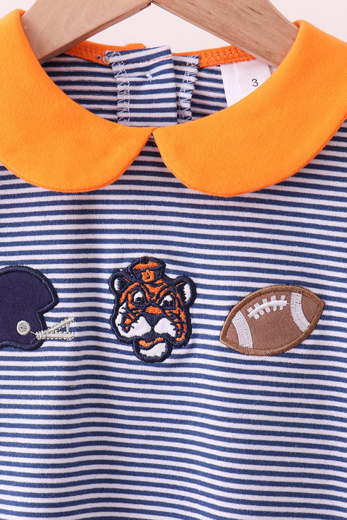 premium-orange-clemson-stripe-football-embroidery-skorts-set-abby-evie-sophias-style-2