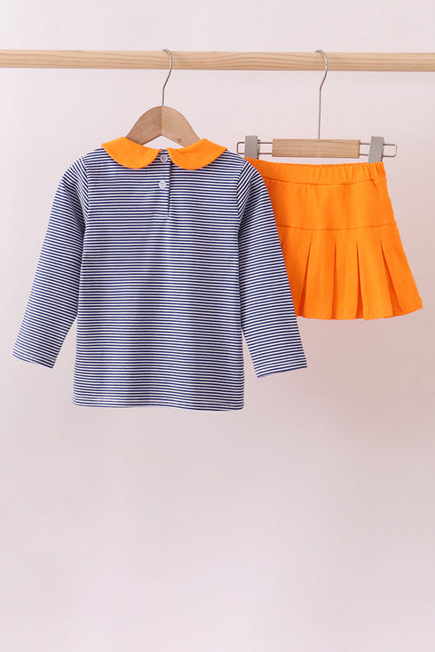 premium-orange-clemson-stripe-football-embroidery-skorts-set-abby-evie-sophias-style-5