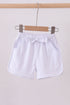 Premium White bow shorts