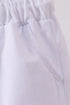 Premium White drawstring shorts