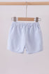 Premium Blue&white stripe drawstring shorts