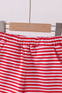 Premium Red&white stripe shorts