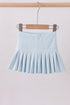 Sky pleated skort