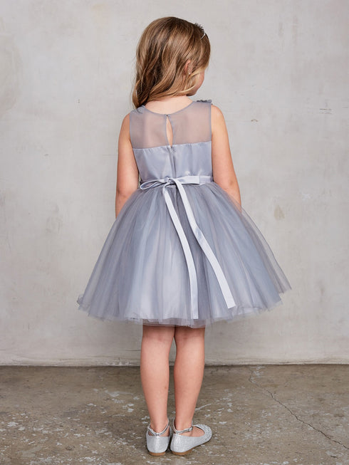 Girls Multi Color Lace Rhinestone Sash Pageant Dress 2-18 - SophiasStyle.com