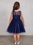 Girls Multi Color Lace Rhinestone Sash Pageant Dress 2-18 - SophiasStyle.com