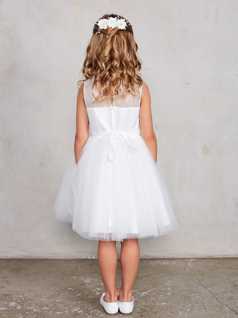 Girls Multi Color Lace Rhinestone Sash Pageant Dress 2-18 - SophiasStyle.com